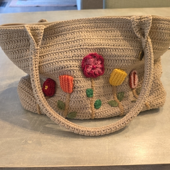 The Sak Cream and Red Floral Tote Bag - Picture 5 of 14